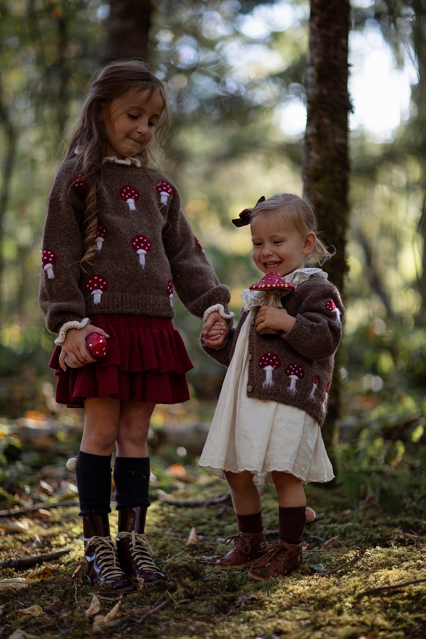 Mushrooms pullover | Brown | In Stock