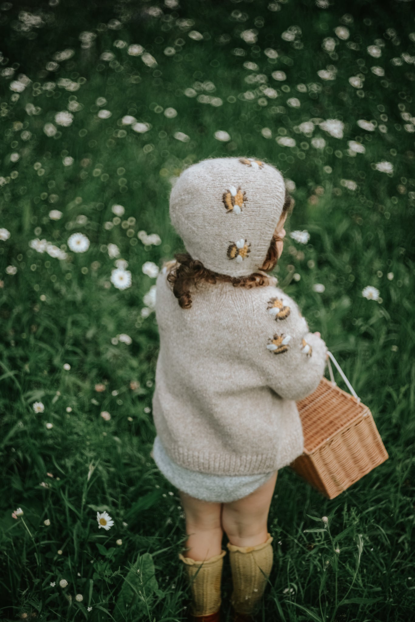 Bee bonnet | wheat