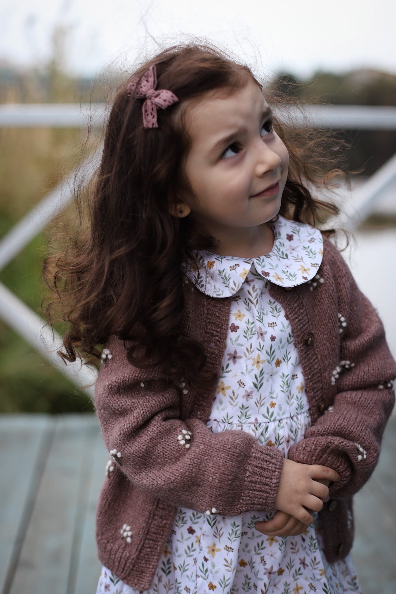 Flora cardigan | faded rose | In Stock