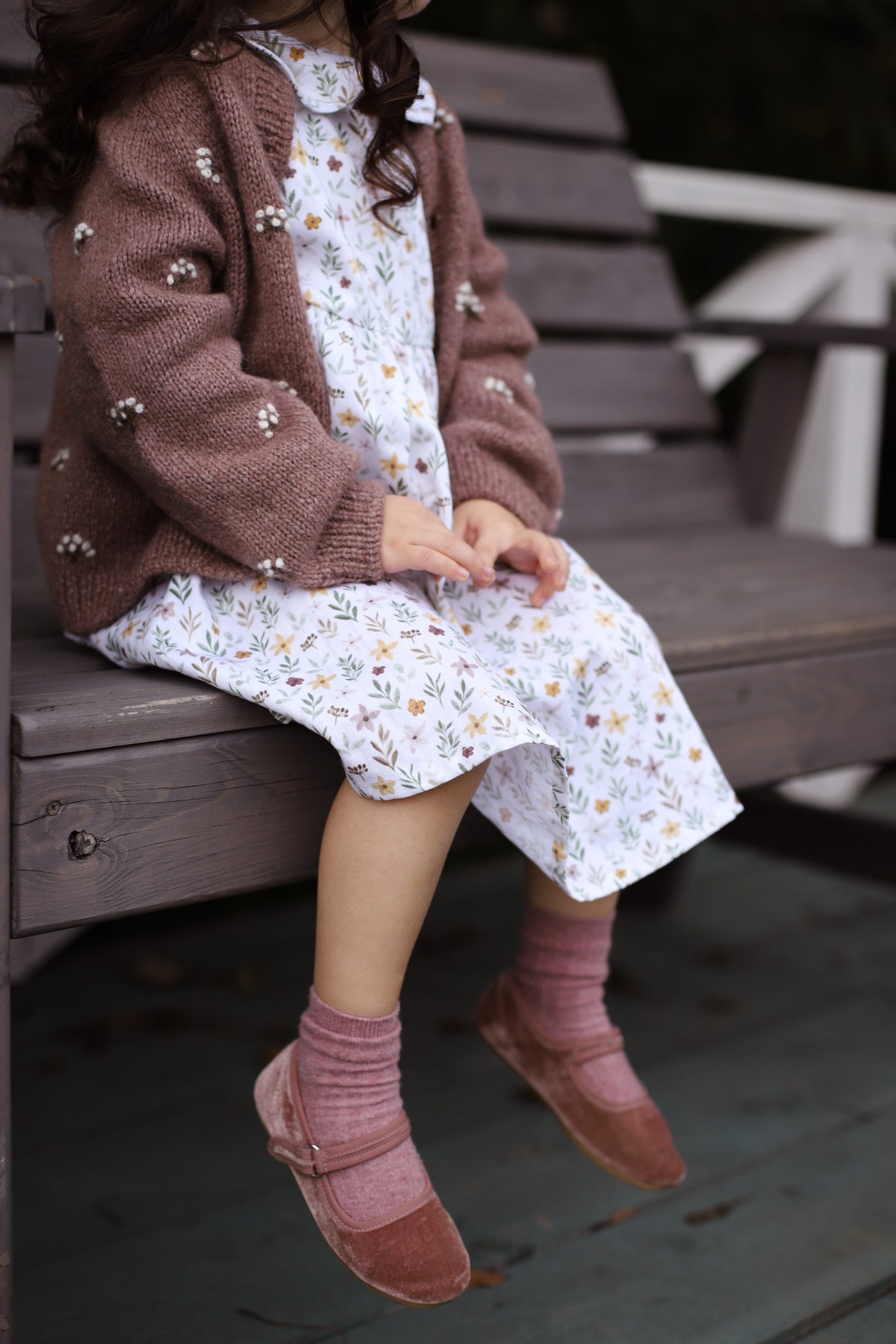Flora cardigan | faded rose | In Stock