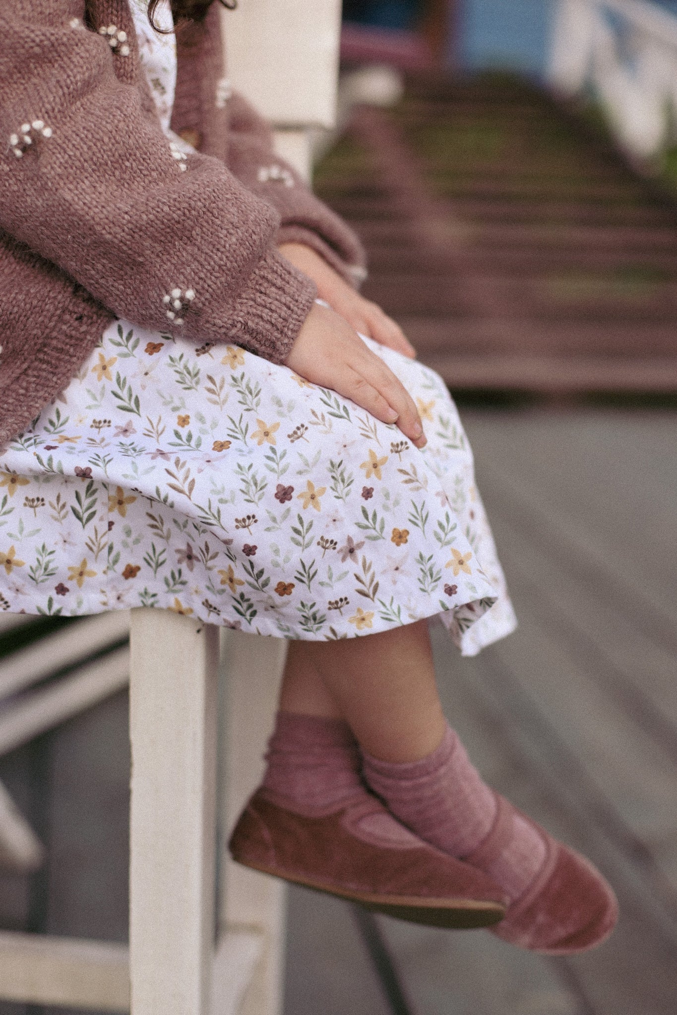 Flora cardigan | faded rose | In Stock