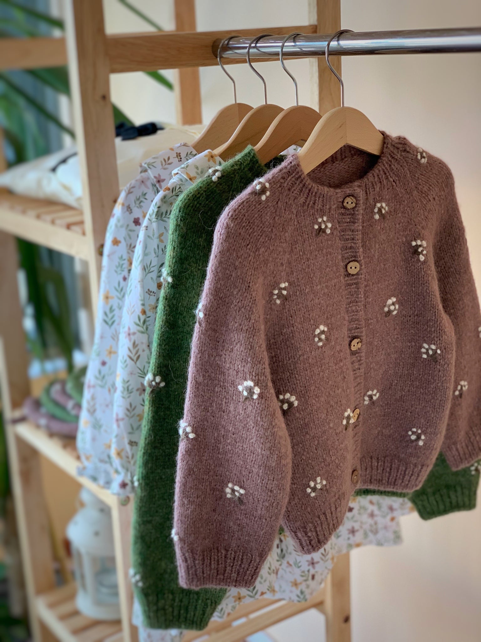 Flora cardigan | faded rose | In Stock