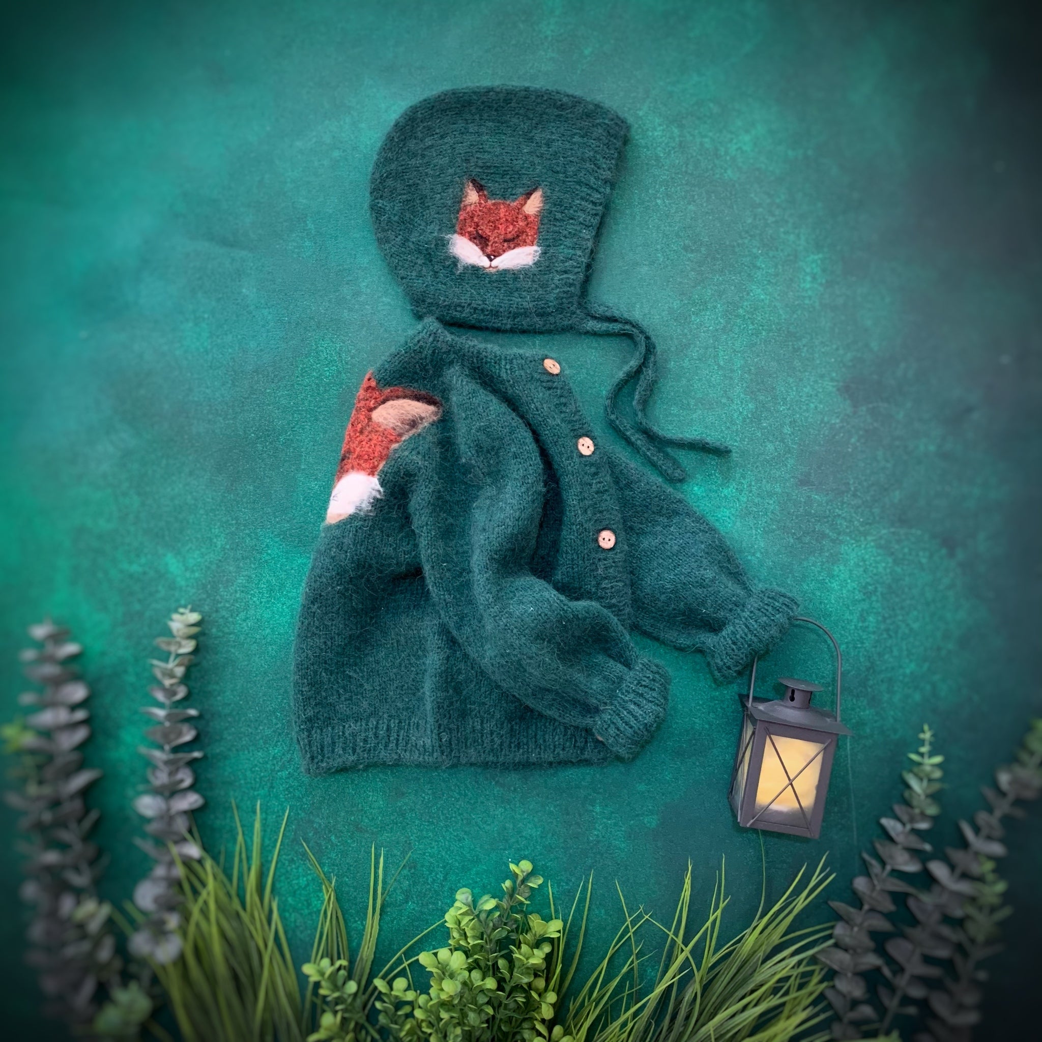 Fox bonnet | Emerald