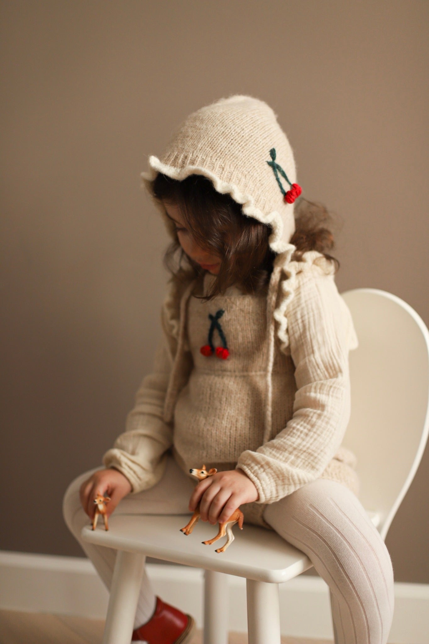 Cherries romper | Wheat