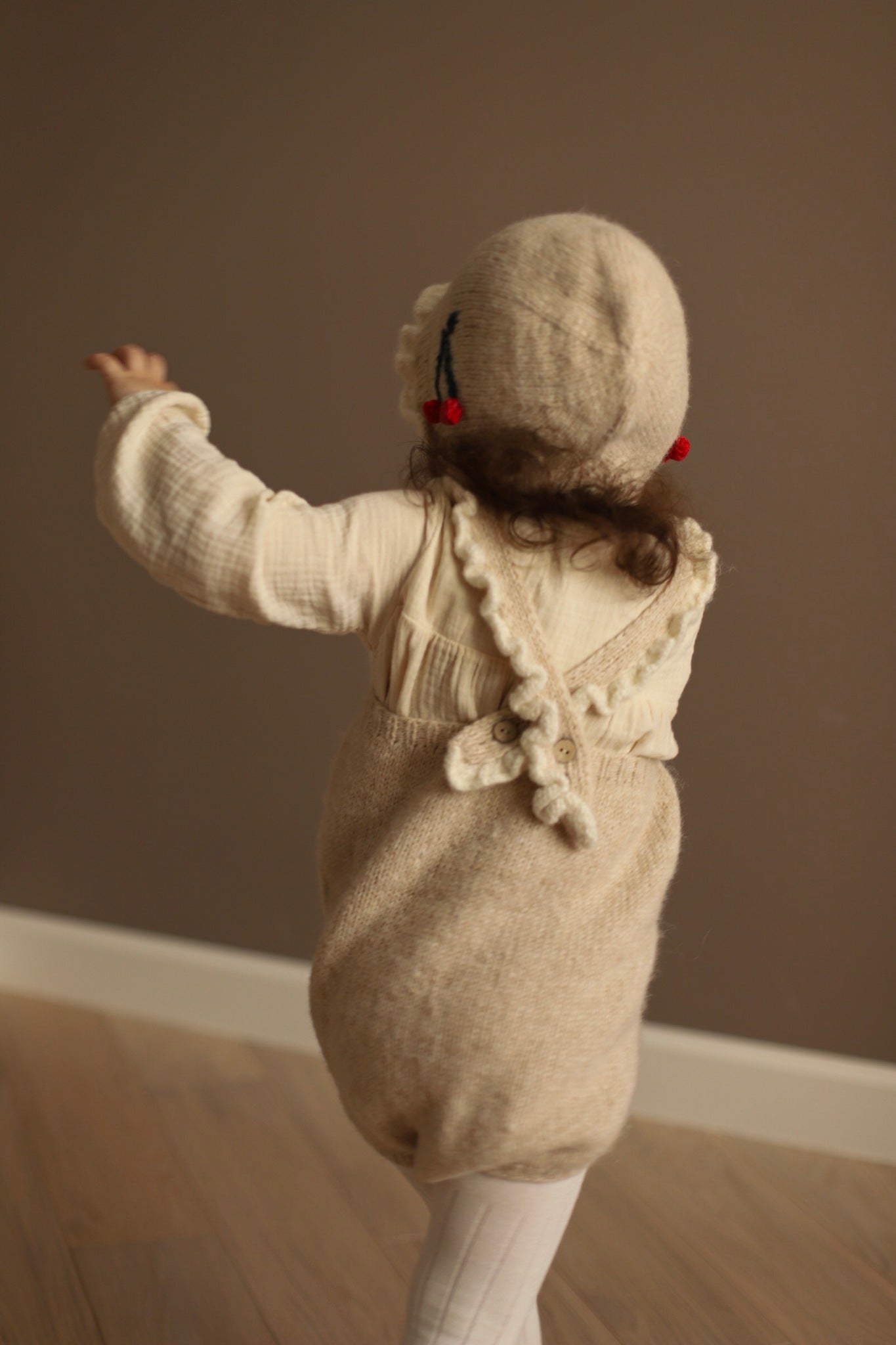 Cherries romper | Wheat