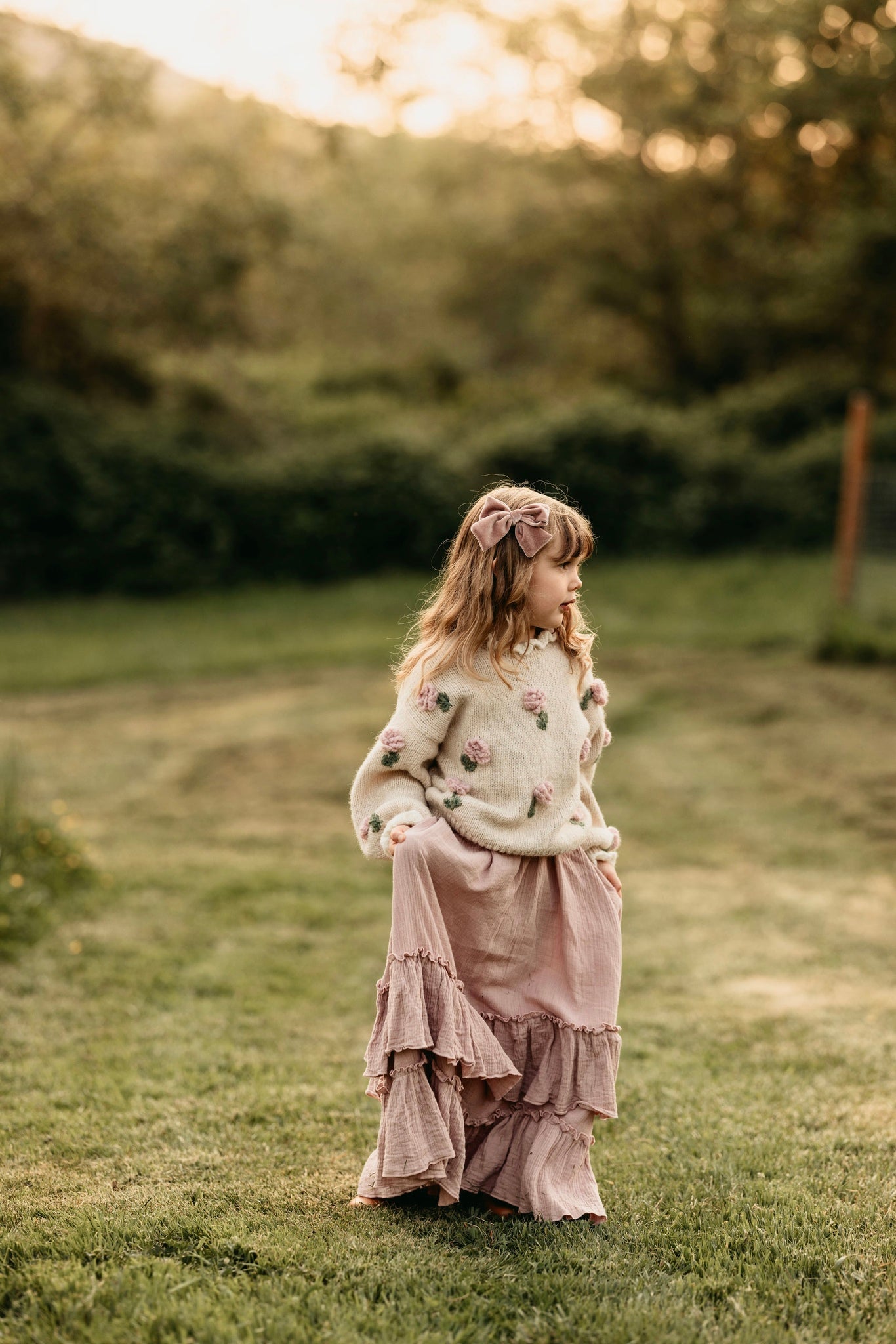 Roses pullover | Wheat