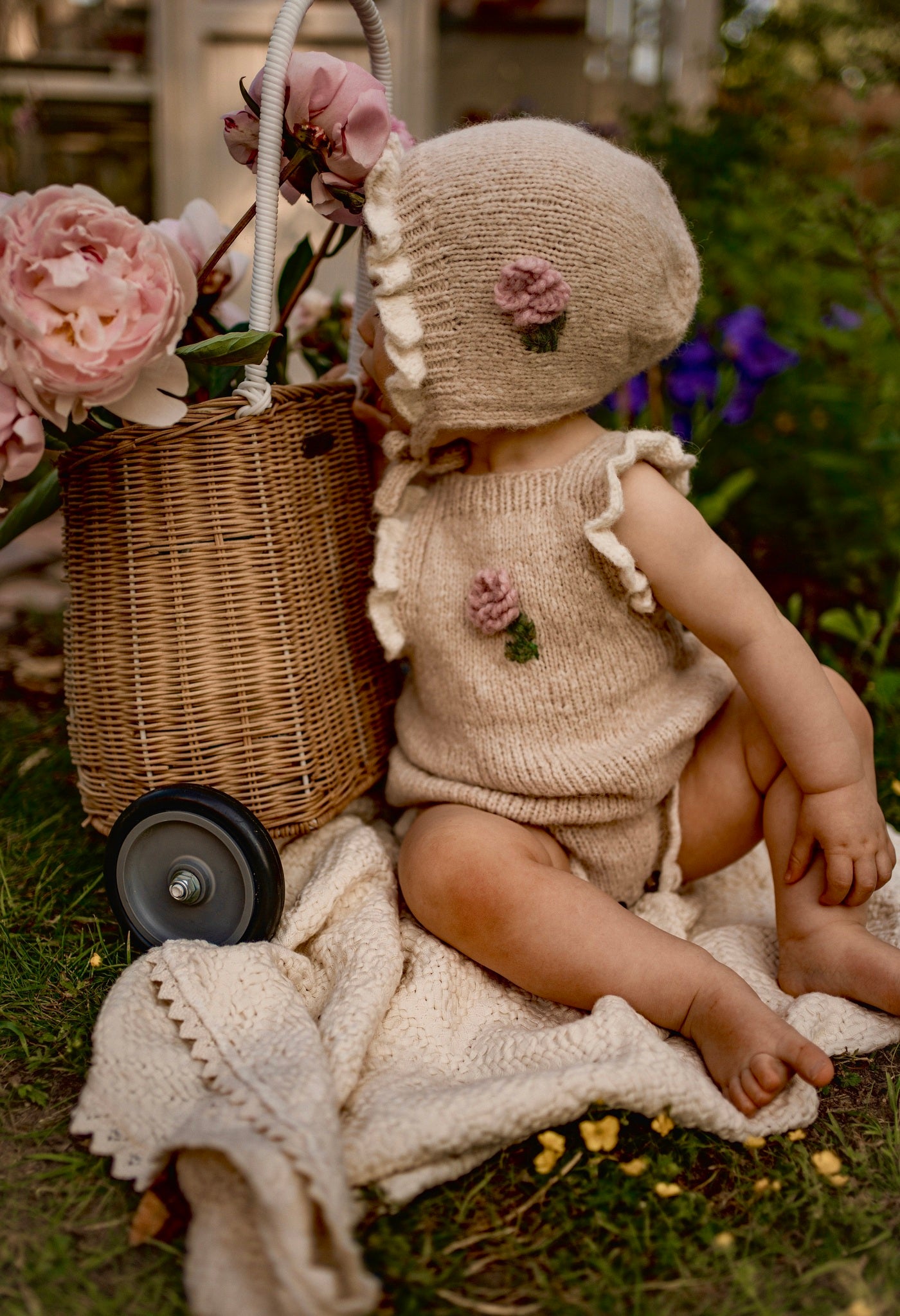 Roses romper | Wheat