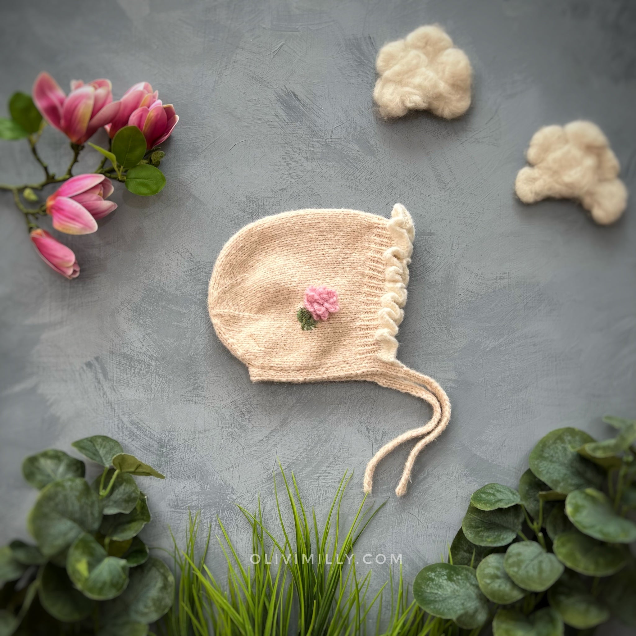 Roses bonnet | Wheat