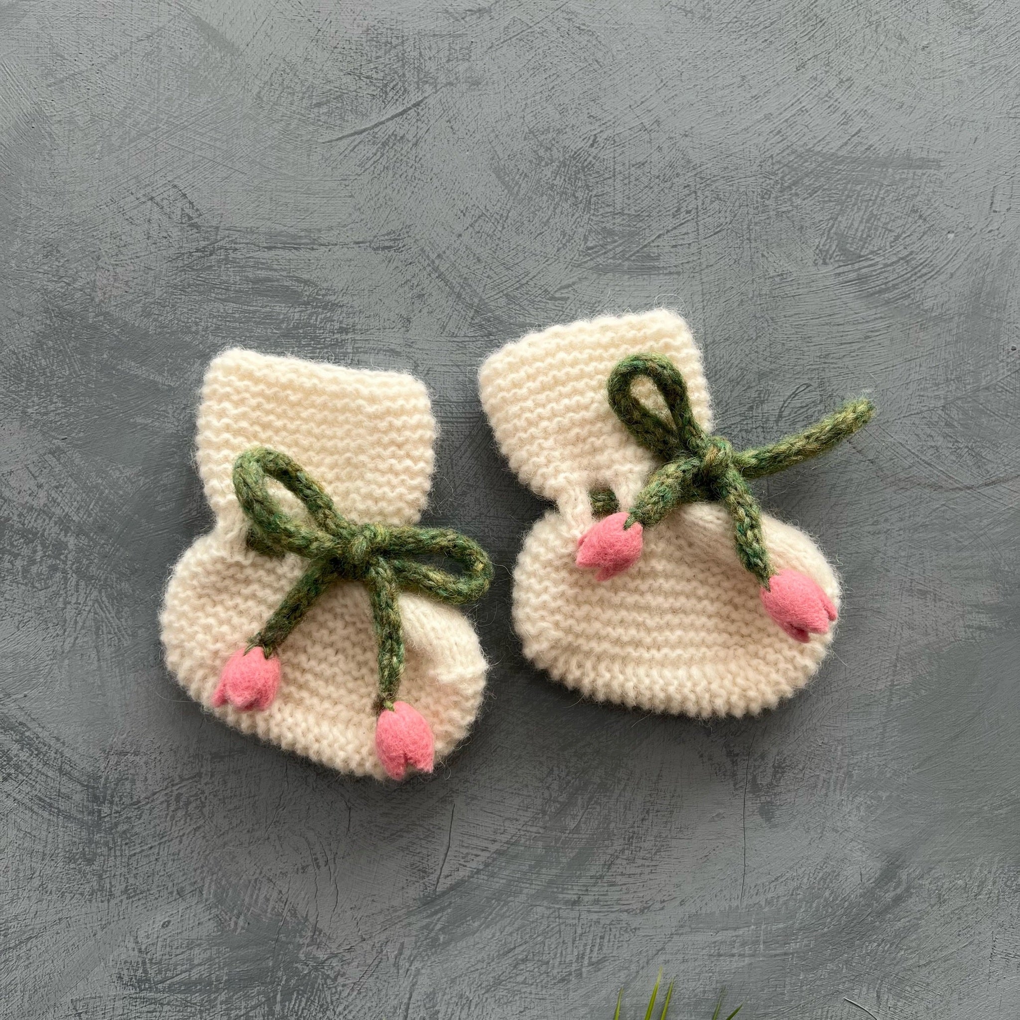 Tulips Booties | Off white