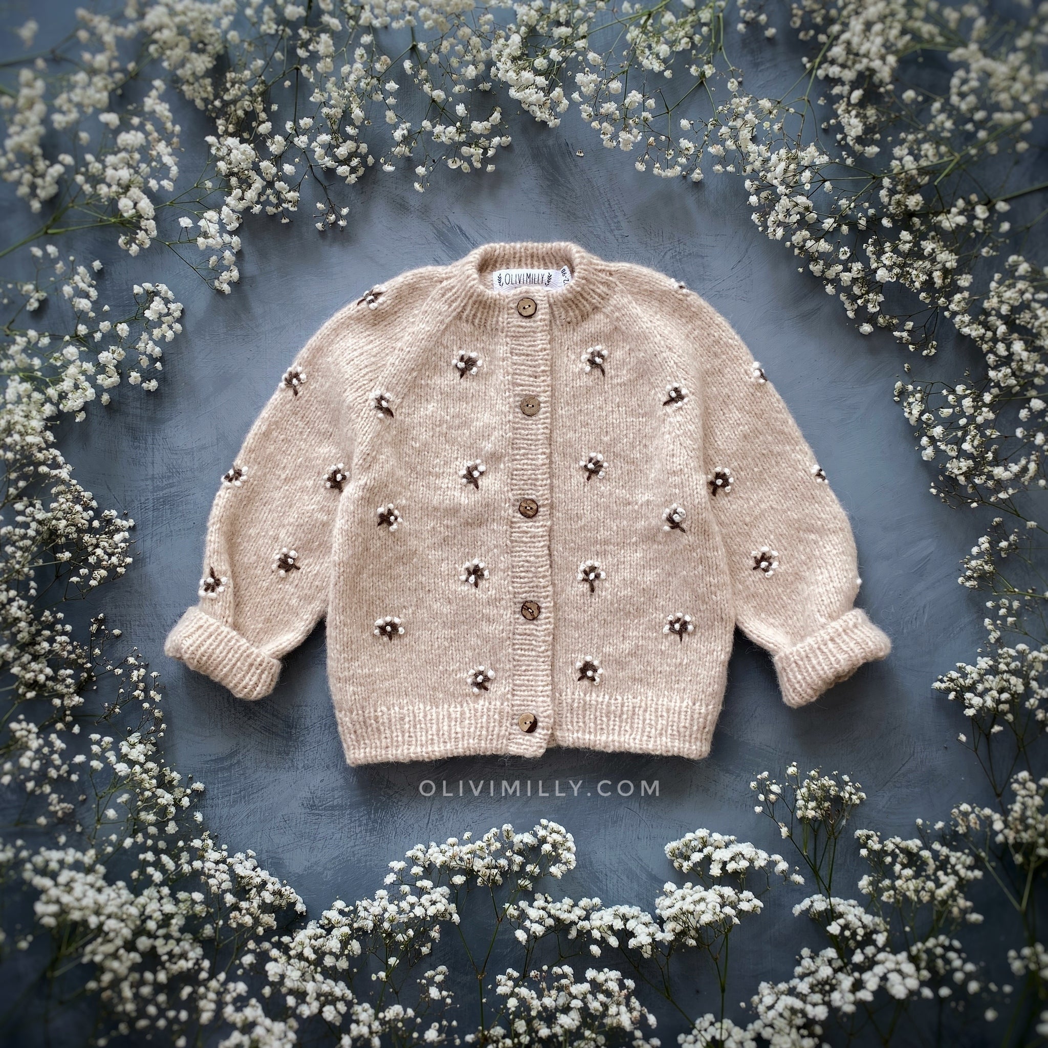 Flora cardigan | Wheat