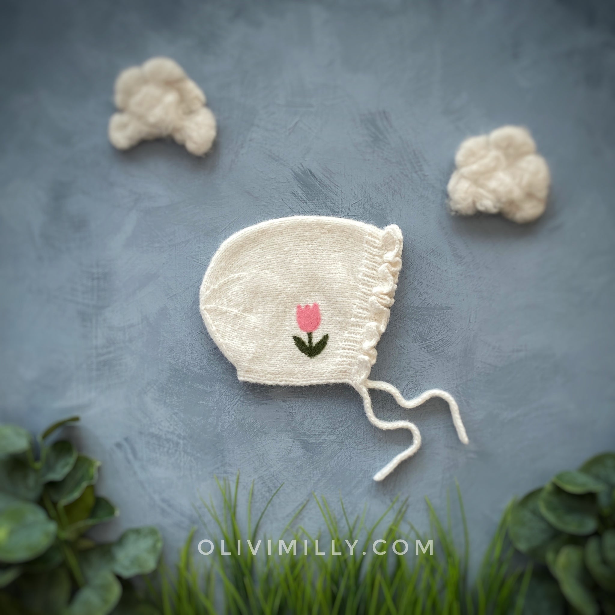 Tulips Bonnets | Off white