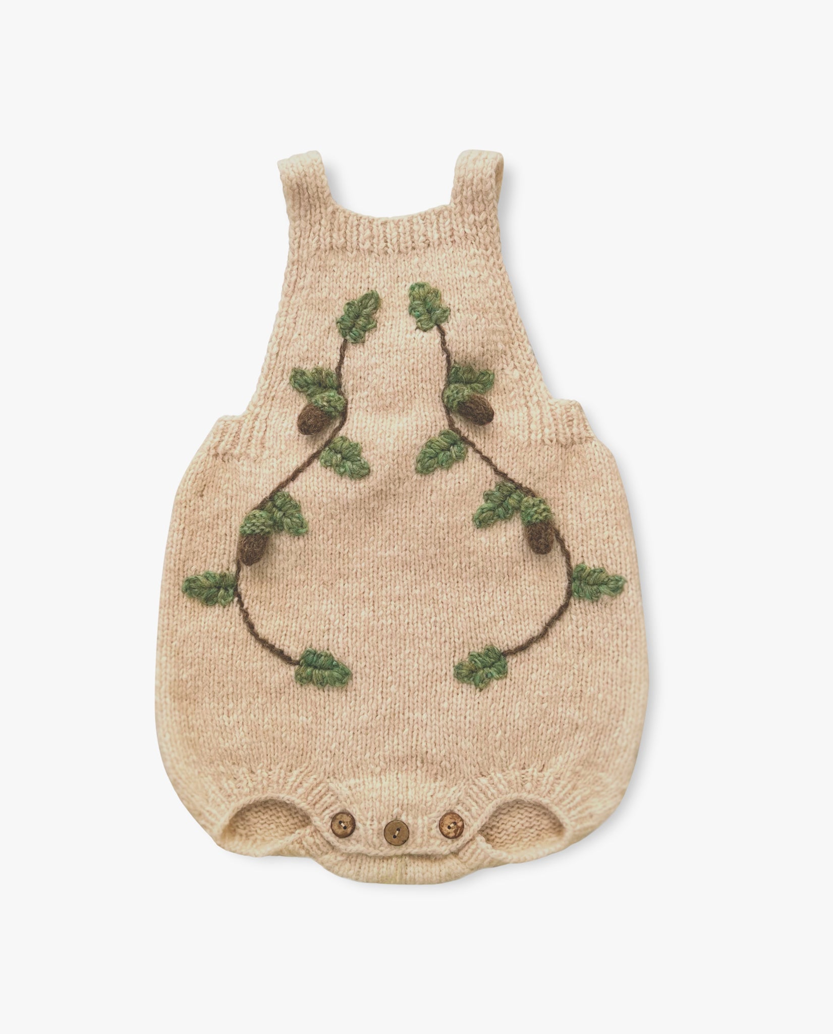 Acorns Romper | Wheat