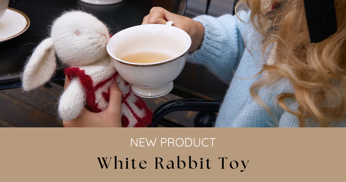 NEW - White Rabbit Toy
