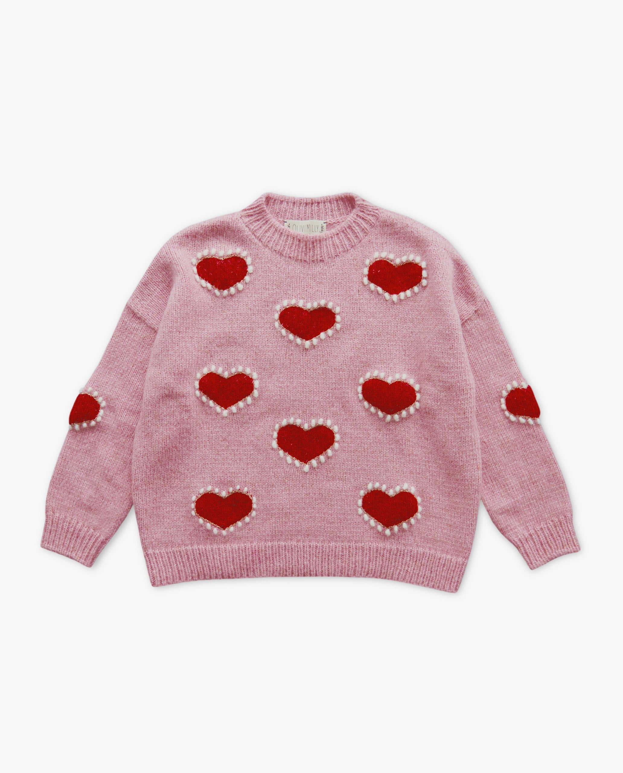 Adult Mon Amour Jumper| Powder pink | In Stock (S)