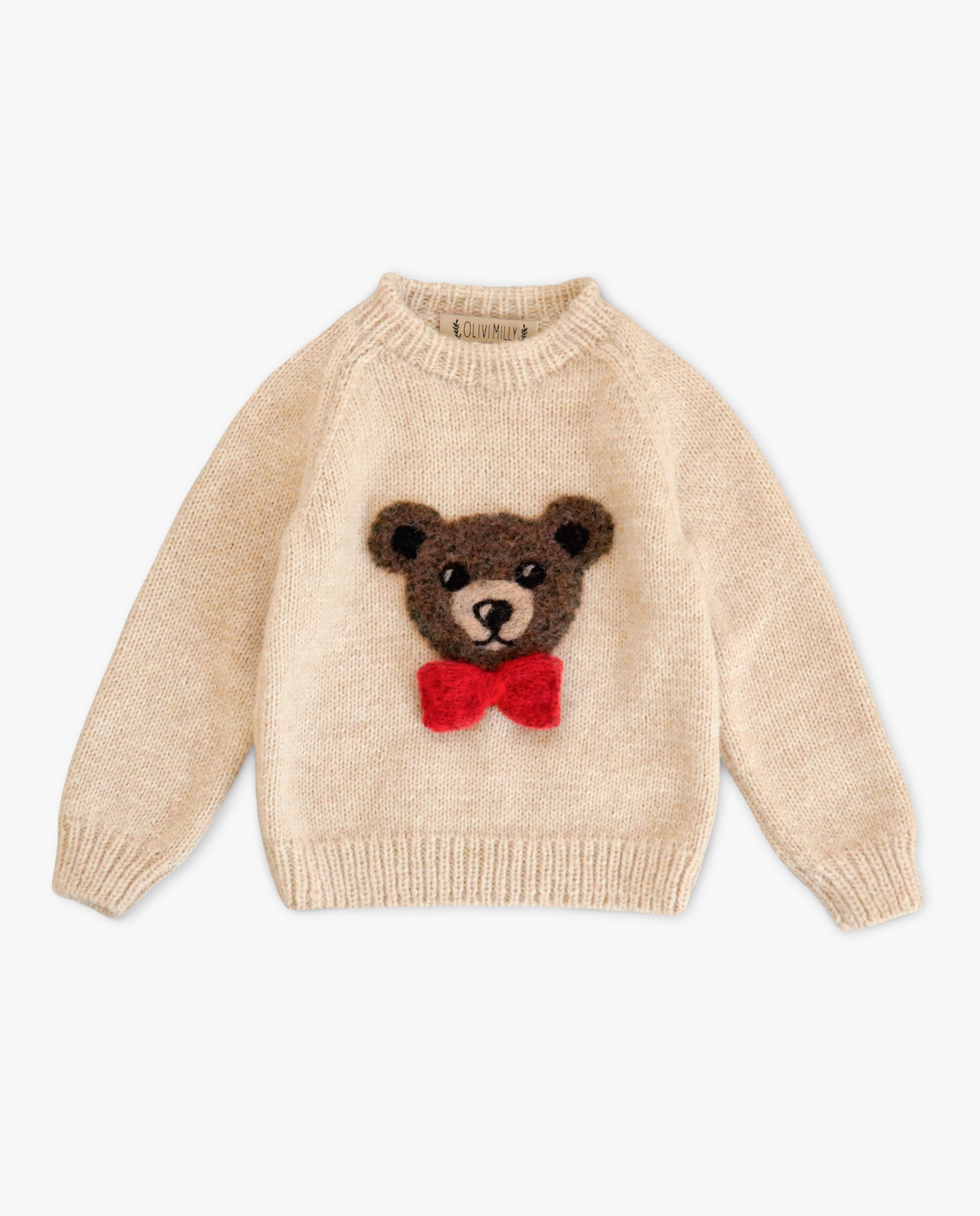 Bear Jumper | Wheat | In Stock