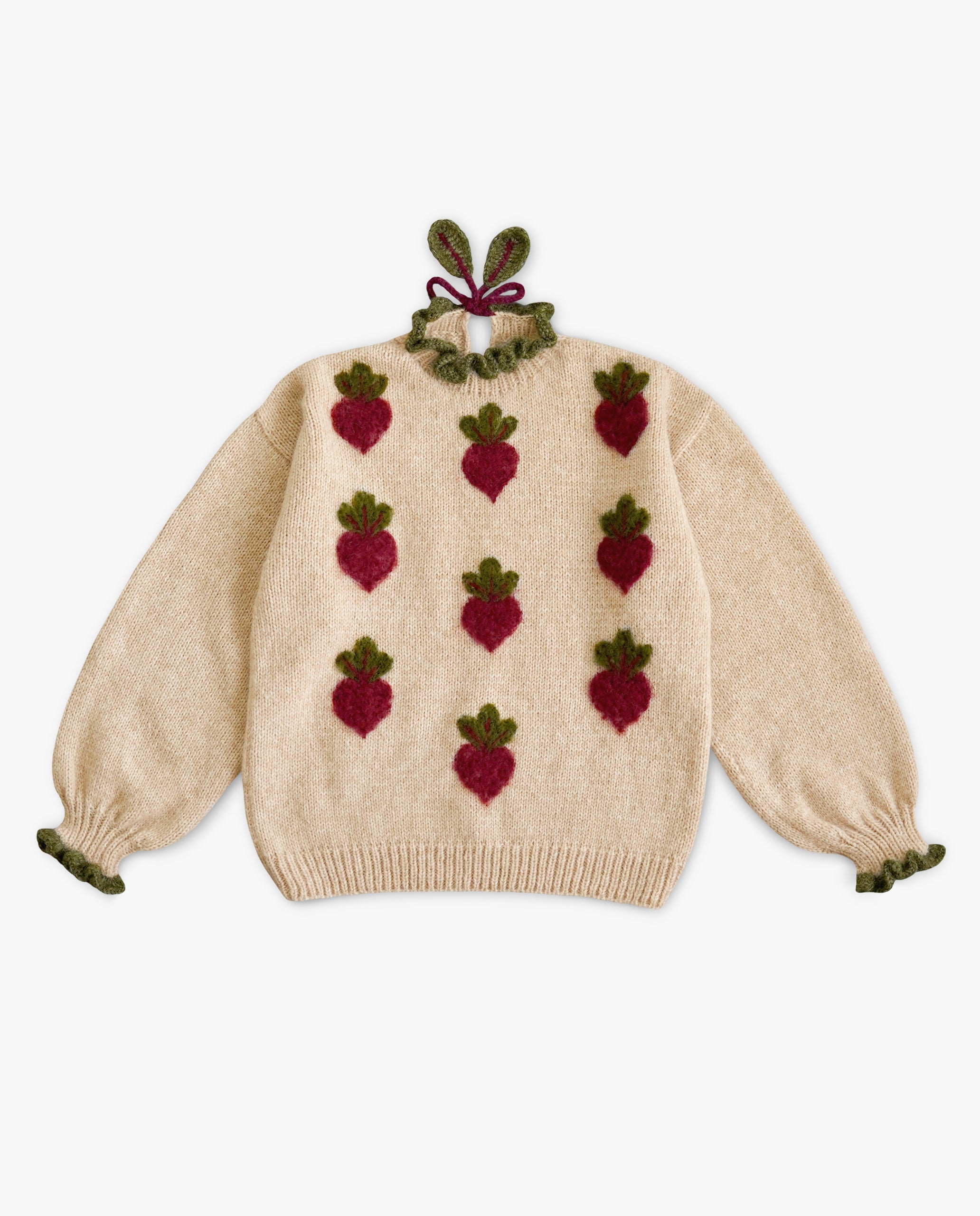 Adult Beet pullover | Wheat