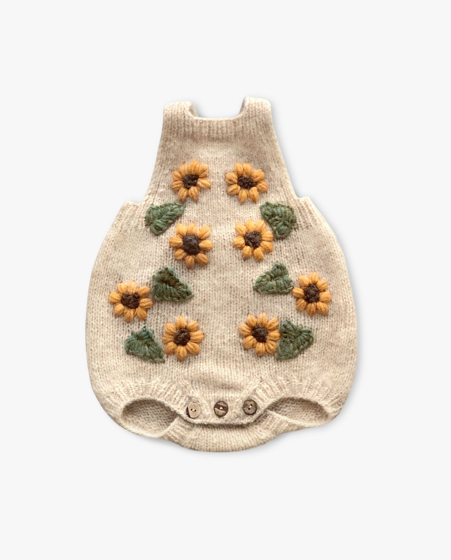 Sunflowers romper | Wheat