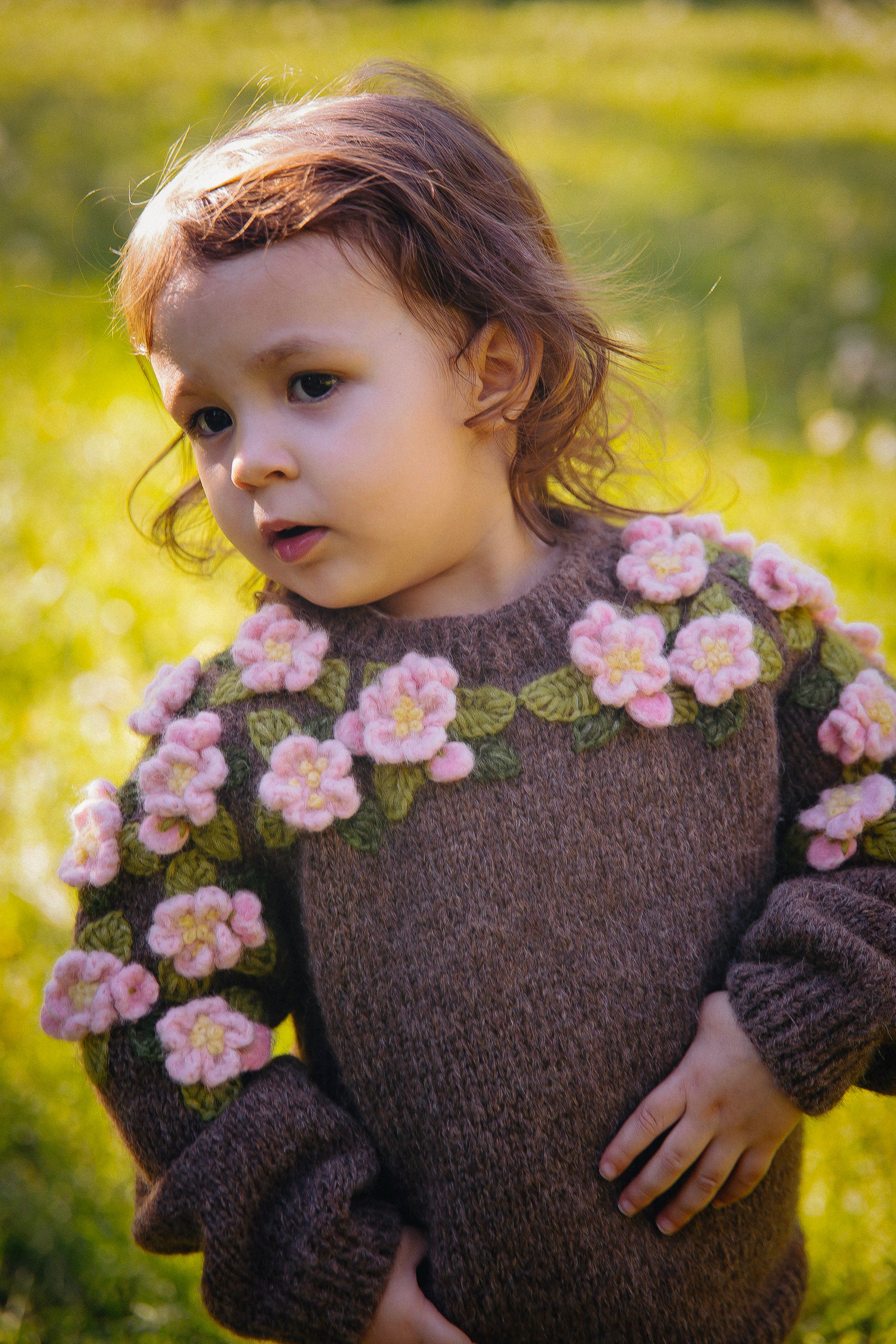 Apple Blossom Jumper | Brown