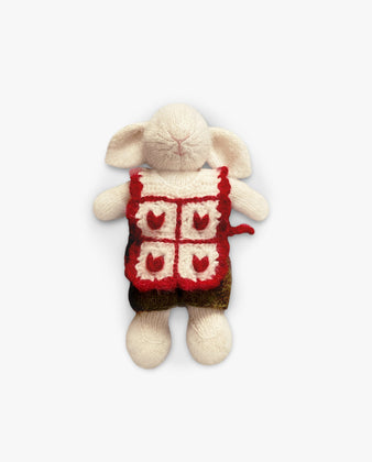 White Rabbit Toy | Knitted Toy