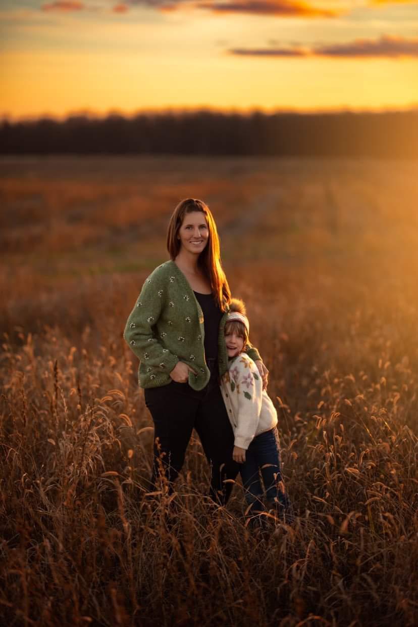 Adult Flora cardigan | Moss Green