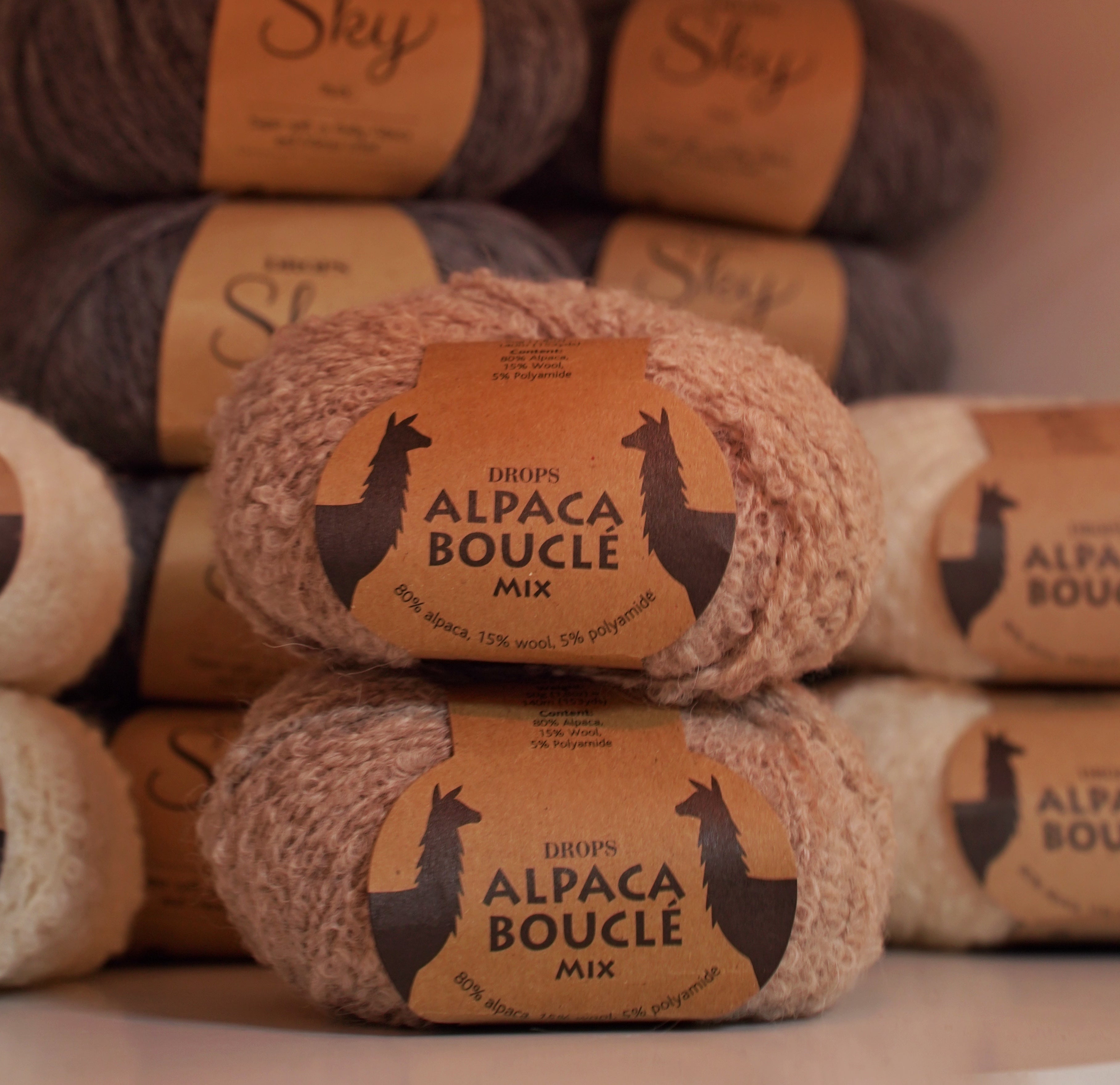 Alpaca Boucle Mix | Drops yarn