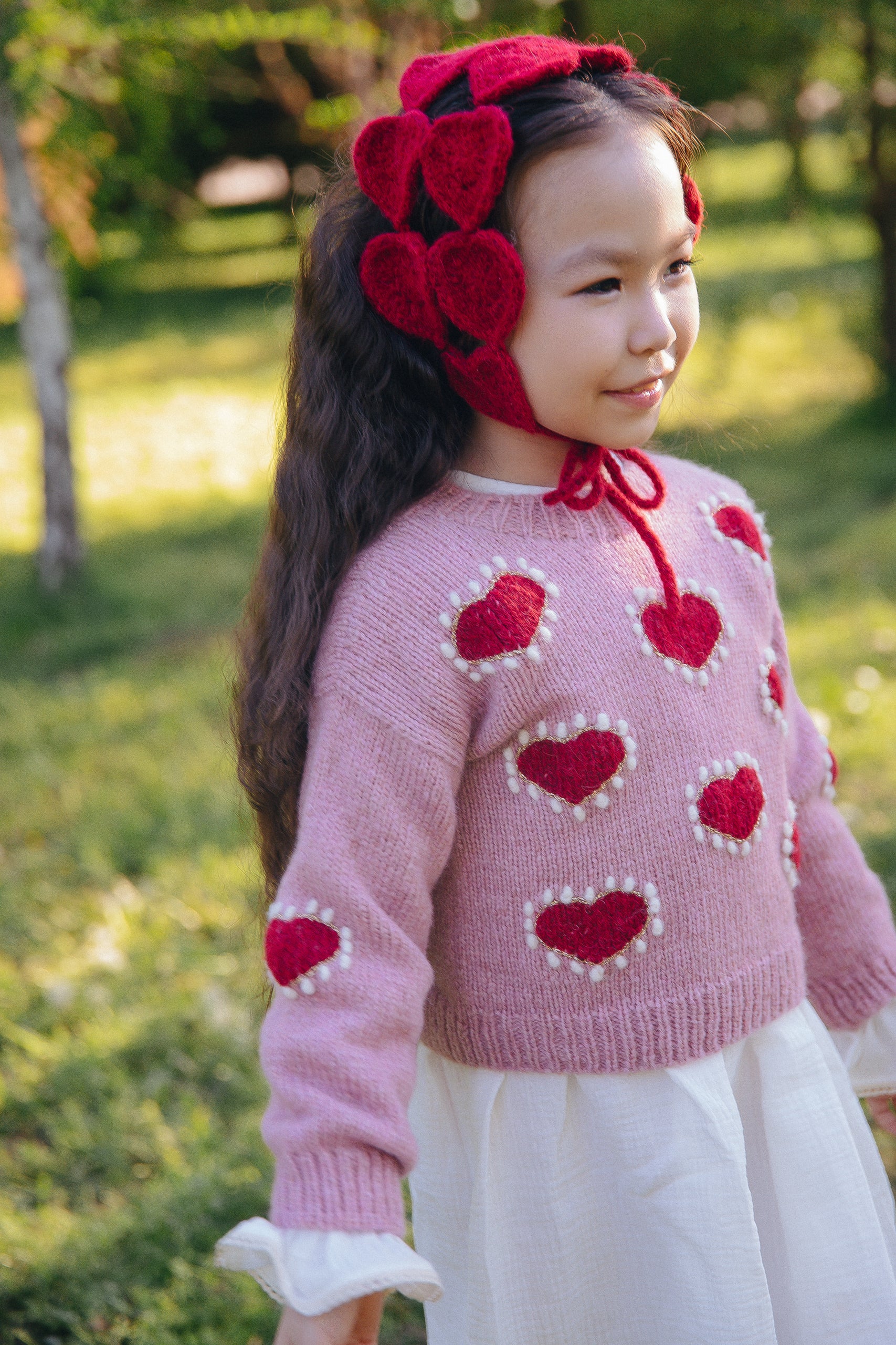 Mon Amour Jumper | Powder Pink | In Stock (4-5 y)