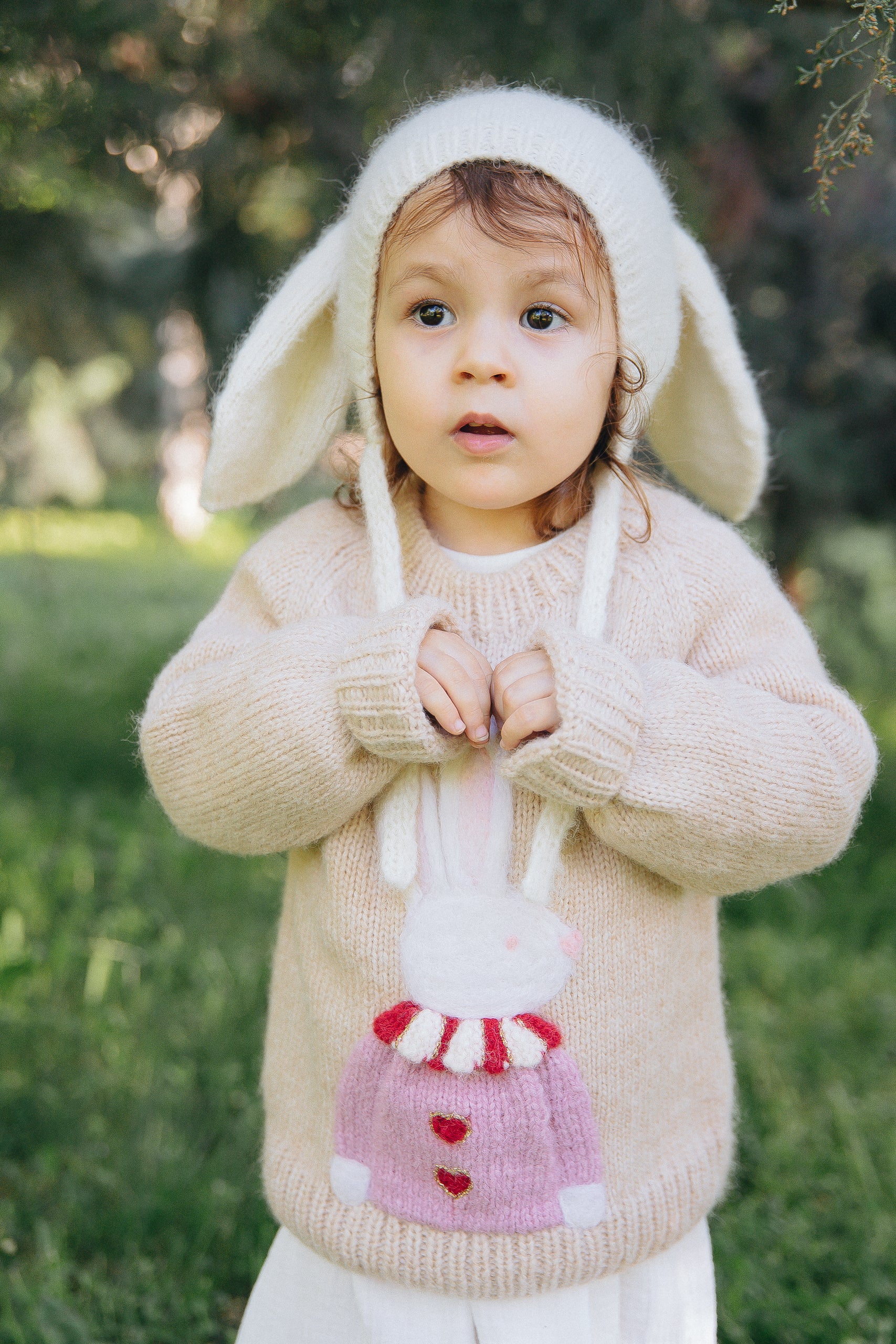 White Rabbit Jumper | Wheat | In Stock (2-3 y)