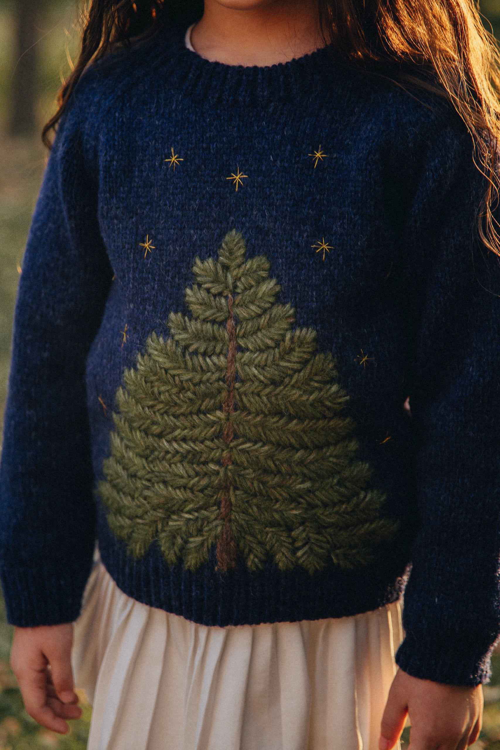 Fir Tree Jumper | Dark blue