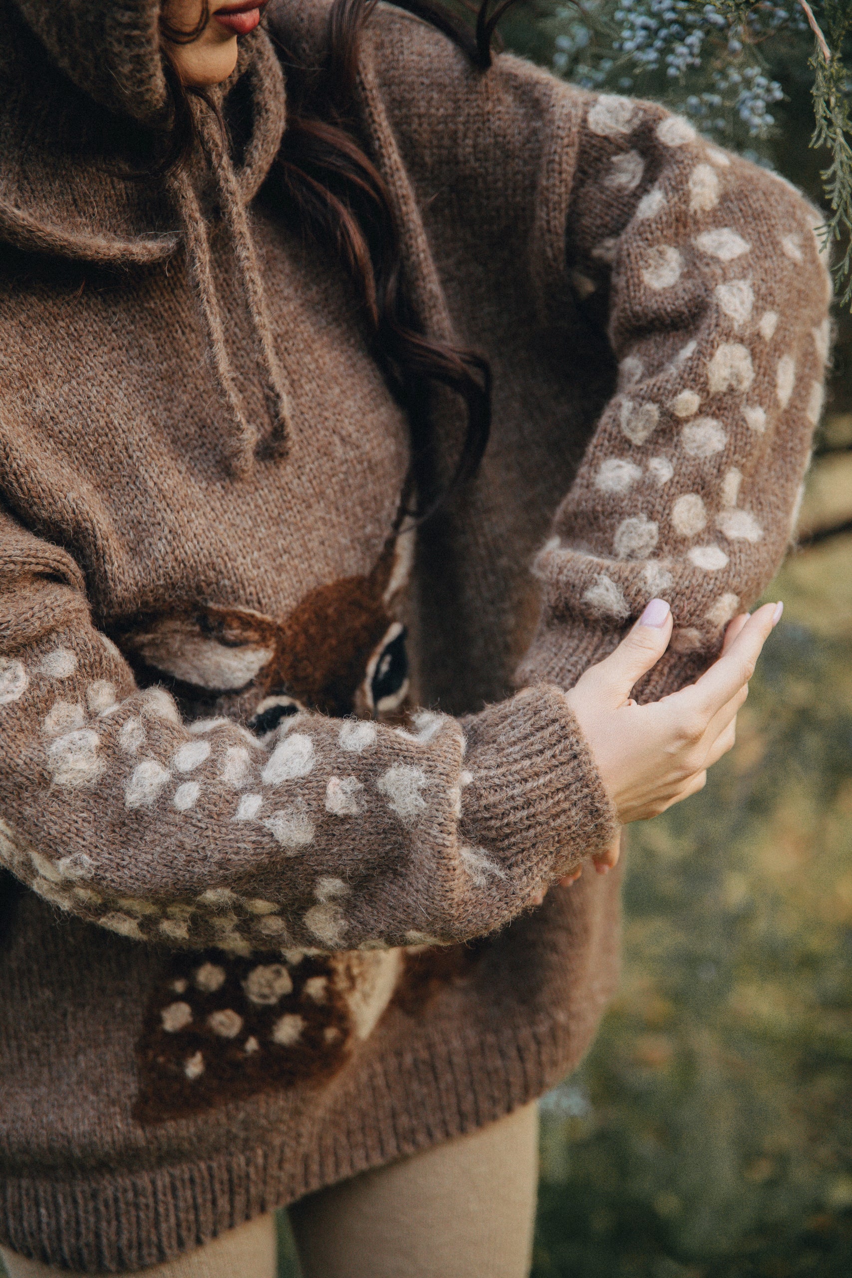 Adult Deer Jumper| Brown