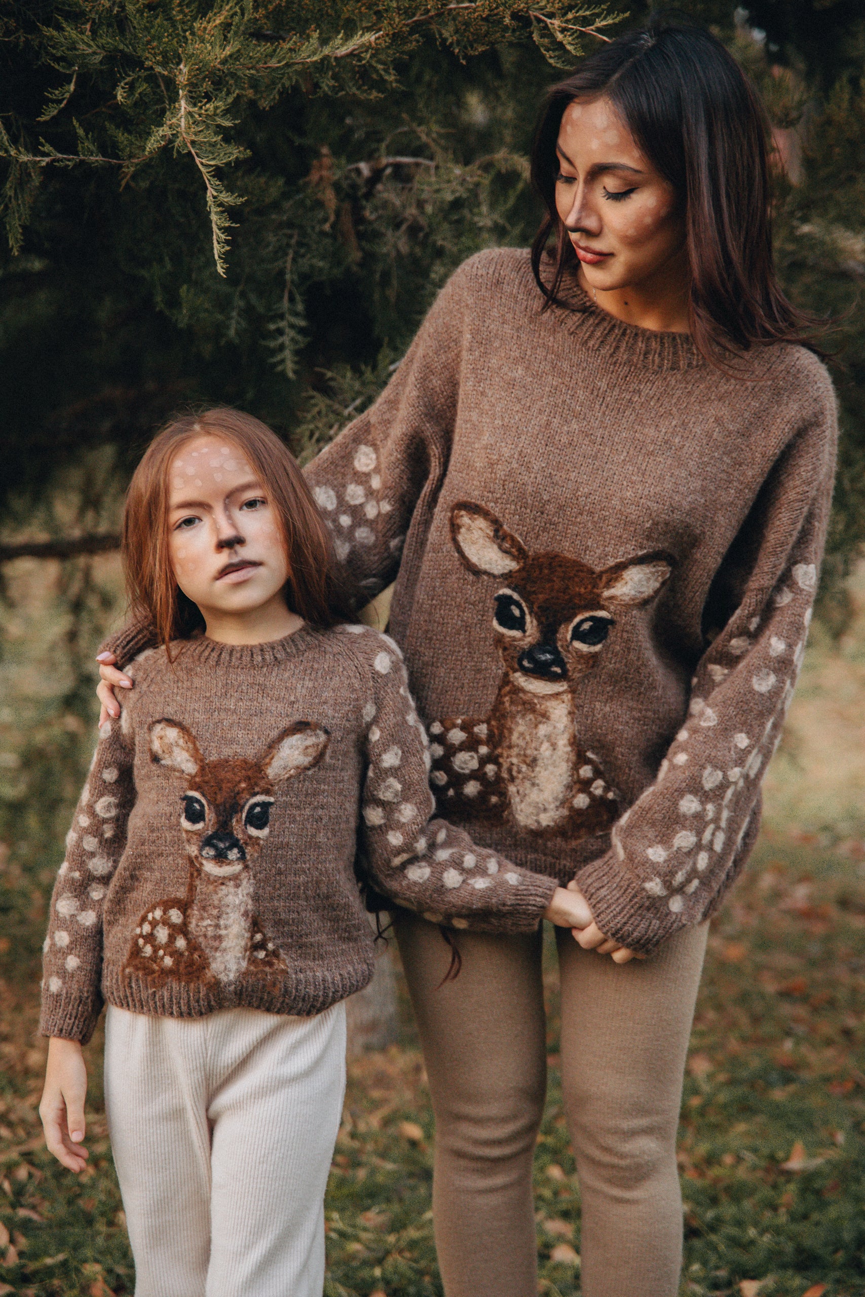 Adult Deer Jumper| Brown