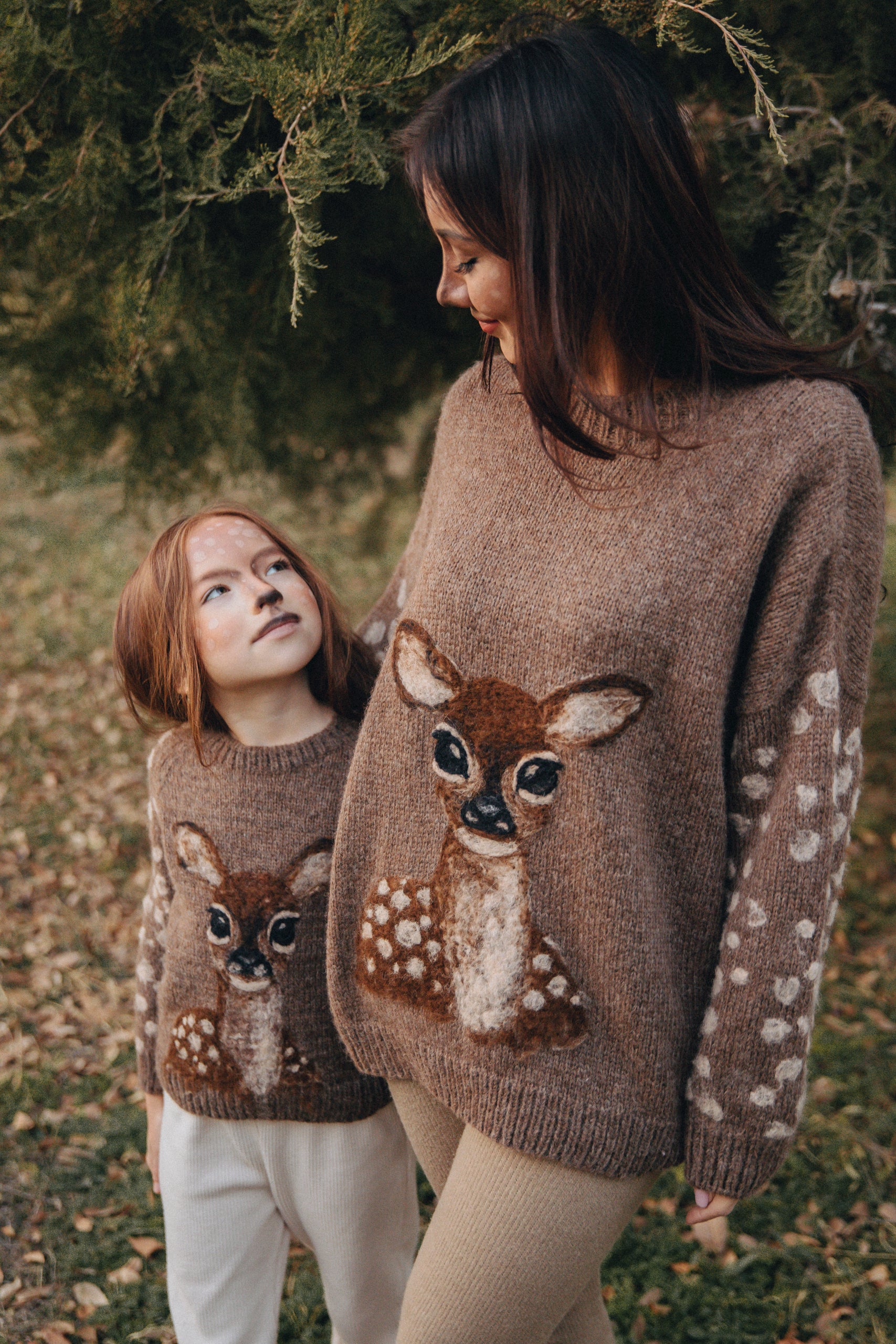 Adult Deer Jumper| Brown