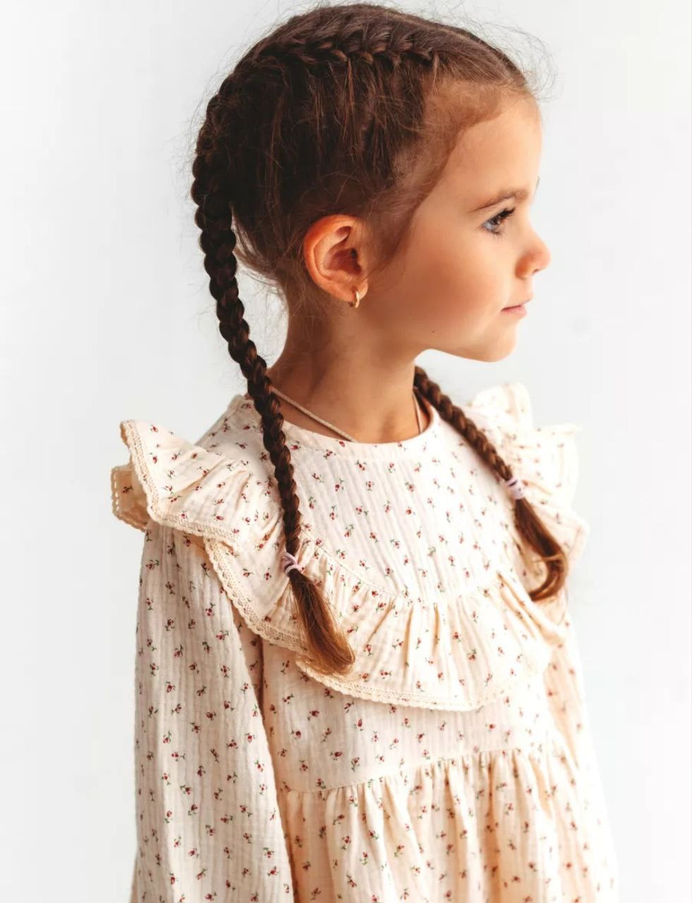 Flowers Dress | Beige | In Stock