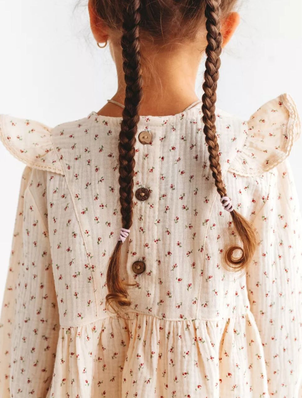 Flowers Dress | Beige | In Stock