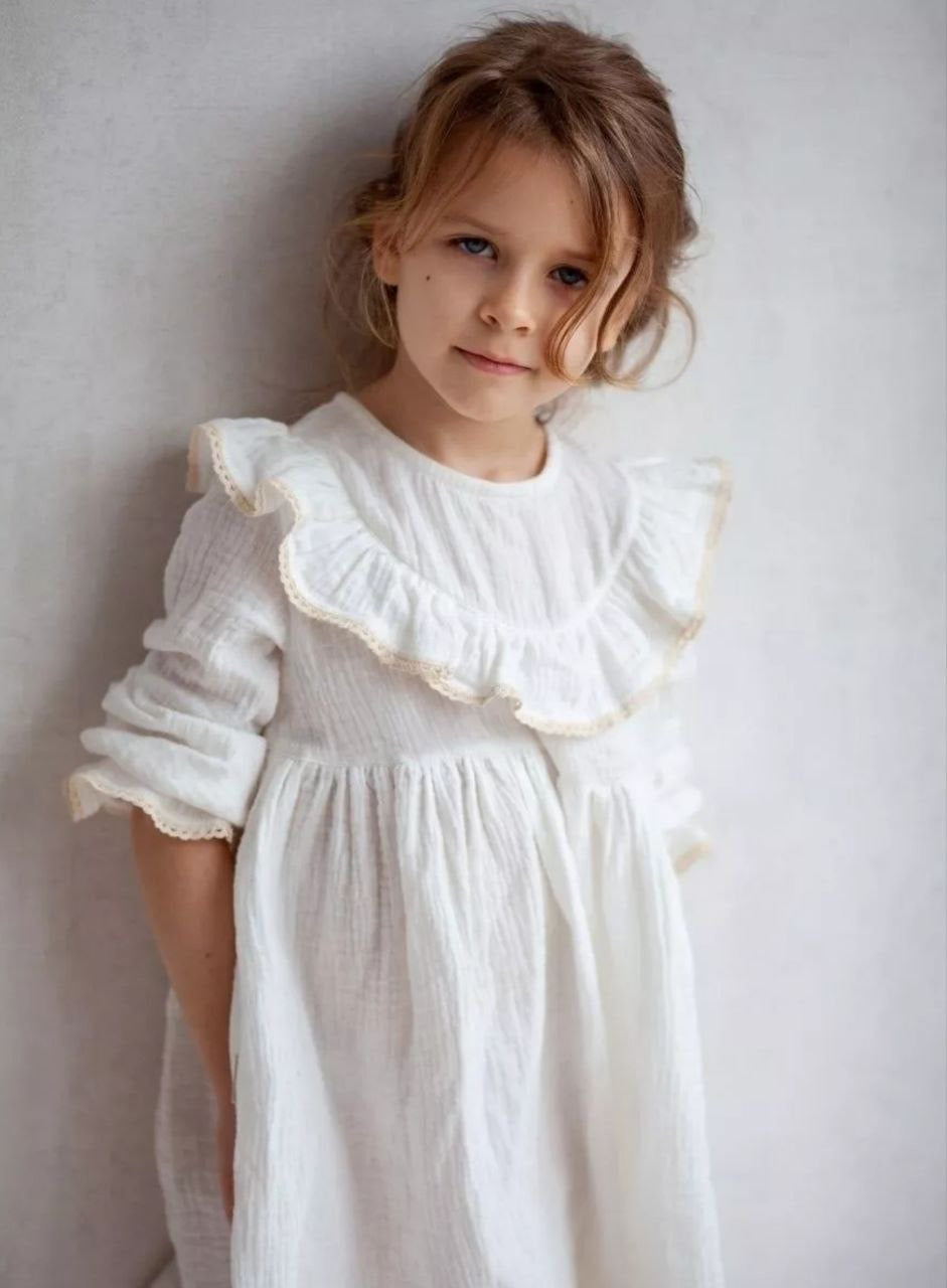 Festive Dress | White | In Stock